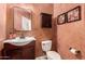 Small bathroom with updated vanity and fixtures at 4221 E Carriage Way, Gilbert, AZ 85297