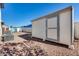 Large storage shed in the backyard provides extra storage space at 4333 W Shaw Butte Dr, Glendale, AZ 85304