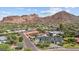 Home with mountain views and a large, grassy yard at 4602 E Arcadia Ln, Phoenix, AZ 85018