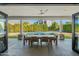 Outdoor dining area overlooking a refreshing pool at 4602 E Arcadia Ln, Phoenix, AZ 85018