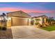 Front view of a single story home with landscaping at 4910 S Huachuca Pl, Chandler, AZ 85249