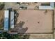 Aerial view of the arena and adjacent stables at 6841 N 183Rd Ave, Waddell, AZ 85355