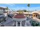 Aerial view of a charming town with shops and a gazebo at 7039 E Main St # A206, Scottsdale, AZ 85251