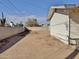 Large backyard with gravel and shed at 731 E Manor Dr, Casa Grande, AZ 85122