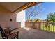 Private patio with scenic golf course views at 7800 E Lincoln Dr # 2053, Scottsdale, AZ 85250