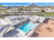 Resort-style pool with mountain views at 7910 E Camelback Rd # 312, Scottsdale, AZ 85251