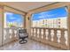 Balcony with seating and views of the surrounding area at 7910 E Camelback Rd # 312, Scottsdale, AZ 85251