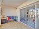 Relaxing balcony with seating and views of the complex at 7910 E Camelback Rd # 312, Scottsdale, AZ 85251