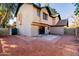 Home's exterior showcasing a private patio and landscaping at 8039 N 48Th Ave, Glendale, AZ 85302