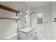 Updated bathroom featuring subway tile, a modern vanity, and shower at 811 W Whitton Ave, Phoenix, AZ 85013