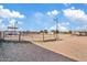 Round pen with sand footing for horse training at 9449 S 156Th Pl, Gilbert, AZ 85234