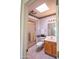 Clean bathroom featuring a shower, toilet and vanity at 10114 W Campana Dr, Sun City, AZ 85351