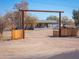 Long private driveway leading to a charming home at 10137 N White Rd, Maricopa, AZ 85139