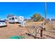 Large lot with RV hookups at 10137 N White Rd, Maricopa, AZ 85139