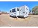 Travel trailer on property at 10137 N White Rd, Maricopa, AZ 85139