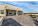 Spacious backyard patio with seating area at 12093 W Blackhawk Rd, Casa Grande, AZ 85194