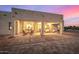 Covered patio with seating and dining areas at 12093 W Blackhawk Rd, Casa Grande, AZ 85194