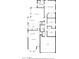 Floor plan showing layout of home, including rooms and garage at 1358 E Jardin Dr, Casa Grande, AZ 85122