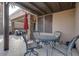 Covered patio with seating area, perfect for outdoor dining and relaxation at 16005 S 10Th Pl, Phoenix, AZ 85048