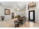 Spacious living room with high ceilings and lots of natural light at 19275 N 88Th Way, Scottsdale, AZ 85255