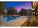 Inviting pool and patio area, perfect for outdoor entertaining at 19275 N 88Th Way, Scottsdale, AZ 85255