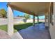 Covered patio overlooking a grassy backyard at 2142 W Enfield Way, Chandler, AZ 85286