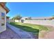 Pathway through the grassy backyard at 2142 W Enfield Way, Chandler, AZ 85286