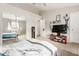 Bright bedroom featuring neutral walls, carpeted floors, and a mirrored closet at 335 S Stardust Ln, Apache Junction, AZ 85120