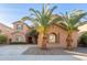 Two-story house with palm trees and a landscaped front yard at 3959 E Gemini Pl, Chandler, AZ 85249