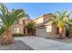 Two-story house with palm trees and a two-car garage at 3959 E Gemini Pl, Chandler, AZ 85249