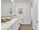 Bright bathroom with double vanity and modern fixtures at 463 W Pinnacle Ridge Dr, San Tan Valley, AZ 85140