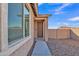 Side yard with walkway leading to front entrance at 463 W Pinnacle Ridge Dr, San Tan Valley, AZ 85140