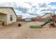 Large backyard with shed and playset at 4908 S 244Th Ave, Buckeye, AZ 85326