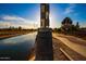 Western Canal marker showing water source and path at 6415 S El Camino Dr, Tempe, AZ 85283