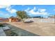 Backyard view, showing storage shed and block wall at 6730 W Vernon Ave, Phoenix, AZ 85035