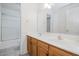 Clean bathroom with double vanity and shower/tub combo at 6730 W Vernon Ave, Phoenix, AZ 85035