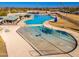 Community pool with a separate area and ample surrounding space at 7920 E Arlington Rd # 2, Scottsdale, AZ 85250