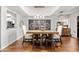 Bright dining room features a rustic wooden table and stylish metal chairs at 7920 E Arlington Rd # 2, Scottsdale, AZ 85250