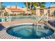 Community hot tub with surrounding patio at 7920 E Arlington Rd # 2, Scottsdale, AZ 85250