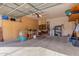 Spacious garage with built-in cabinets and ample storage at 846 N Pueblo Dr # 104, Casa Grande, AZ 85122