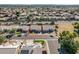 Aerial view of a single-Gathering home in a residential neighborhood at 8833 W Tierra Buena Ln, Peoria, AZ 85382