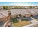 Single story home with two-car garage and well-manicured lawn at 8833 W Tierra Buena Ln, Peoria, AZ 85382