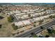 Aerial view of a house and its backyard, showcasing the property's location at 8833 W Tierra Buena Ln, Peoria, AZ 85382