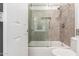 Bathroom with shower/tub combo and a toilet at 8833 W Tierra Buena Ln, Peoria, AZ 85382