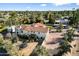 Aerial view of expansive property showcasing the house and grounds at 8915 N Invergordon Rd, Paradise Valley, AZ 85253