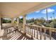 Private balcony with seating area and scenic views at 8915 N Invergordon Rd, Paradise Valley, AZ 85253