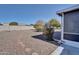 Backyard with gravel landscaping and stone pathway at 10722 W Loma Blanca Dr, Sun City, AZ 85351