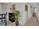 Hallway with a view of bedroom and storage at 10722 W Loma Blanca Dr, Sun City, AZ 85351