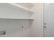 Laundry room with shelving and hookups at 11261 E Quarry Ave, Mesa, AZ 85212