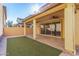 Artificial turf backyard with covered patio at 1349 N Balboa --, Mesa, AZ 85205